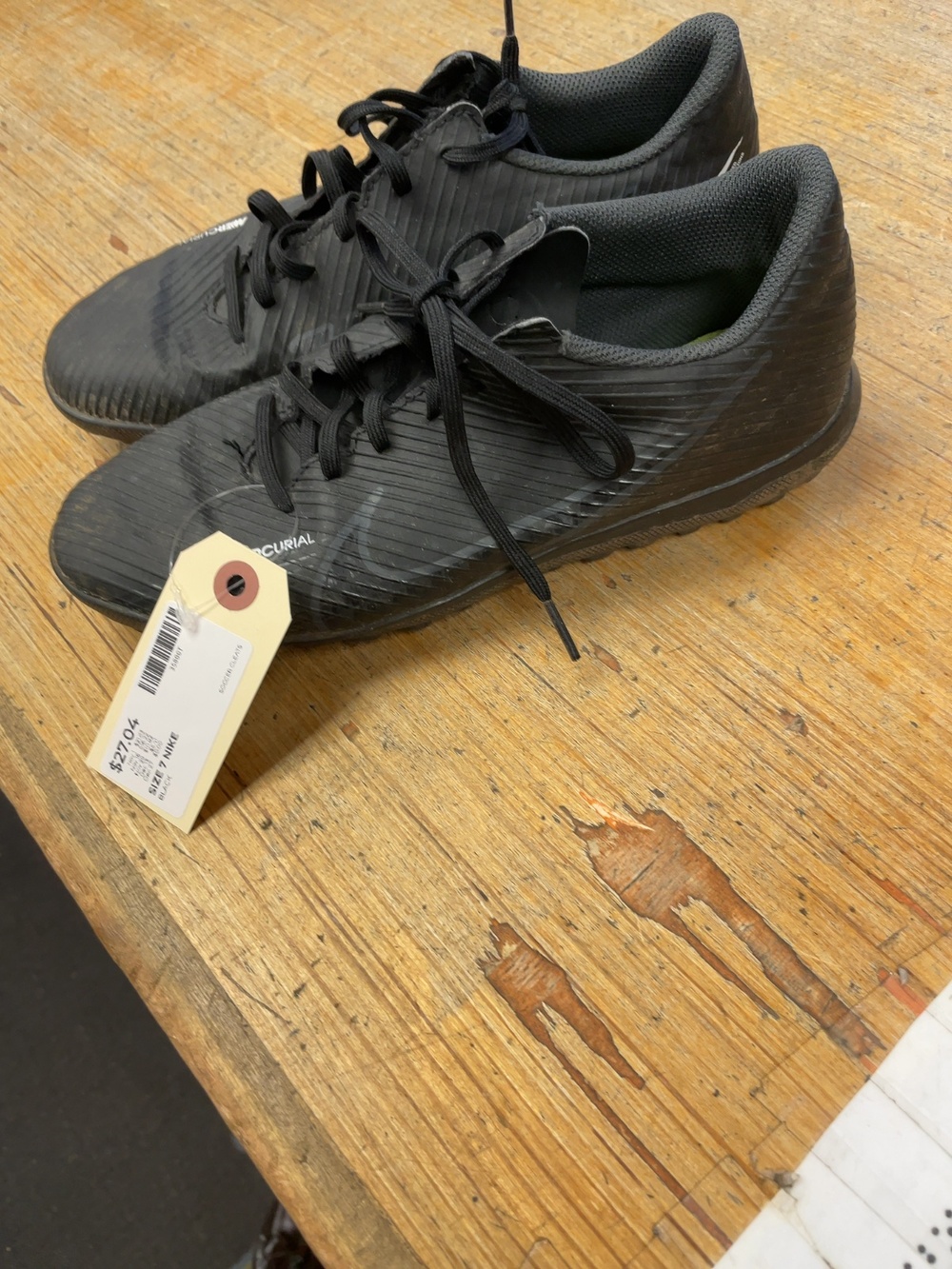 Nike Mercurial Size 7 Turf Soccer Cleats